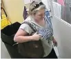  ??  ?? This woman may know about the theft of a special needs kitten from the Kingston Humane Society.