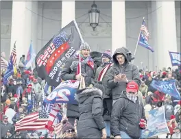  ?? KENT NISHIMURA — LOS ANGELES TIMES ?? Protesters storm the Capitol and halt a joint session of the 117th Congress on Jan. 6, in Washington, D.C.