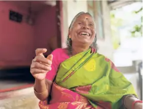  ?? ?? NATIONAL AWARD WINNER Nanjamma during an interview with Frontline at her home in Attapady.