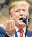  ?? FOTO: AFP ?? Noch hat Trump die republikan­ische Basis hinter sich.