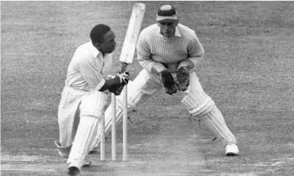  ?? Photograph: Central Press/Getty Images ?? ‘In the postwar period, the colour bar in hotels and other public spaces was challenged by people like the famous cricketer Learie Constantin­e.’