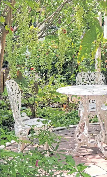  ??  ?? Demand for garden furniture has shot up during lockdown while availabili­ty and shipping costs have made it difficult and expensive to come by