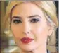  ?? AFP FILE ?? Ivanka Trump