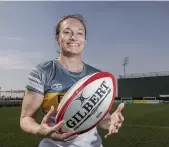  ?? Antonie Robertson / The National ?? Alex Cook, captain of the Dubai Hurricanes, says women’s rugby is one of the fastest growing sports