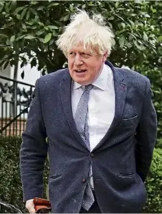  ?? ?? DISCLOSURE: Boris Johnson vowed to share notebooks.