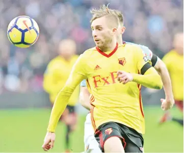  ??  ?? Gerard Deulofeu (pictured February 2018) fired Watford into a first-half lead before scoring twice in as many minutes just after the hour-mark. — AFP photo