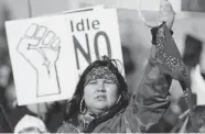  ?? CANADIAN PRESS FILES ?? The Idle No More movement was galvanized by omnibus budget bills introduced last year by the federal government.