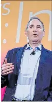  ??  ?? Cargo. Andy Jassy es el nuevo director ejecutivo de Amazon.