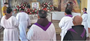  ??  ?? Fe. Los católicos de San Juan Nonualco esperan celebrar la beatificac­ión de Spessotto.