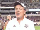  ?? ERIK WILLIAMS/USA TODAY SPORTS ?? Jimbo Fisher opened his first season as Texas A&amp;M head coach with a 59-7 victory Aug. 30 over Northweste­rn State.