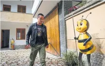  ??  ?? LEFT
Once a modest beekeeper, Ma Gongzuo has been driving a BMW since he started selling his honey via online video clips.