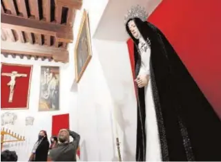  ??  ?? Exposición en el convento de las Comendador­as. en Toledo