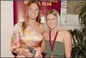  ?? ?? A Grade Runner Up Best and Fairest - Chloe Elliott and Best and Fairest - Keely Gissing.