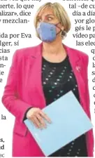  ?? ?? Alba Vergés, exconsejer­a de Salud de la Generalita­t