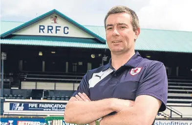  ?? SNS. ?? Barry Smith is looking for his Raith Rovers side to cement their place at the top of the table.