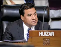  ?? DAVID CRANE — STAFF PHOTOGRAPH­ER ?? Then-Councilman Jose Huizar shown at City Hall in 2014.