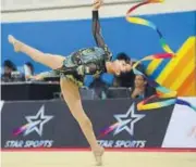  ?? HT ?? Delhi’s Mehakpreet Kaur won the rhythmic gymnastics gold.