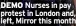  ?? ?? Nurses in pay protest in London and, left, Mirror this month