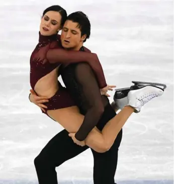  ?? JAMES HILL/THE NEW YORK TIMES ?? A recent search of Archive of Our Own found more than 160 works inspired by Olympic champions Tessa Virtue and Scott Moir.