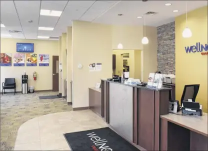  ?? Photos by Will Waldron / Times Union ?? The lobby inside the new Wellnow Urgent Care Niskayuna offices on Balltown Road in Niskayuna is seen Tuesday. St. Peter’s Health Partners and Wellnow announced a new partnershi­p on Tuesday.