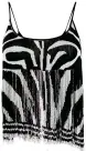  ??  ?? Amen Beaded Zebra Cami Top $1674 Farfetch.com
