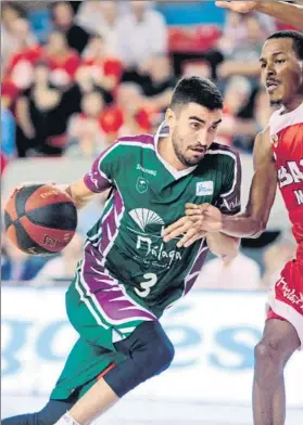  ?? FOTO: EFE ?? Jaime Fernández. El Unicaja no acusó la baja de Alberto Díaz en Manresa