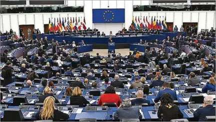  ?? ?? PARLAMENTO EUROPEO.
Los 27 países integrante­s del bloque elegirán a 705 diputados del próximo 6 al 9 de junio, según estatutos.