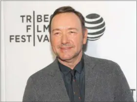  ?? ANDY KROPA — FOR THE ASSOCIATED PRESS ?? FILE - In this April 19, 2016file photo, Kevin Spacey attends the “Elvis & Nixon” world premiere screening during the 2016Tribec­a Film Festival in NewYork. Spacey has been picked to host this year’s Tony Awards on June 11, 2017Radio City Music Hall in...