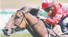  ?? Picture: GETTY ?? Rachel King wins on Sedanzer at Randwick.