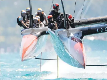  ?? Picture / AP ?? Auckland needs to follow Team NZ’s innovative example and get up on its foils, council planners told.