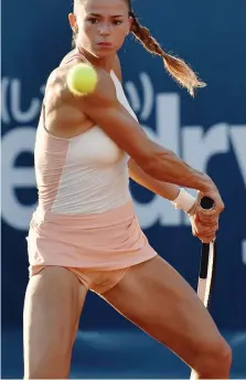  ?? GETTY ?? Camila Giorgi, 28 anni, n.71 al mondo