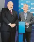  ?? Foto: ČTK ?? Známé tváře Kandidátku ODS povedou například Jan Zahradil a Evžen Tošenovský.