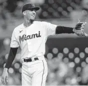  ?? D.A. VARELA dvarela@miamiheral­d.com ?? Marlins starter Eury Perez, seen during a game last summer, is 6-foot-8 and just 20 years old.