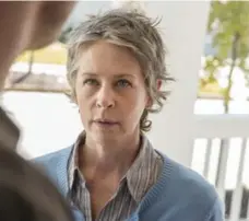  ?? GENE PAGE/AMC ?? Melissa McBride says her Walking Dead character, Carol, is someone who has allowed “her courage to come to the surface.”