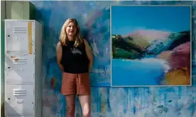  ?? Photograph: Sam Frost/The Guardian ?? Artists says they enjoy the camaraderi­e of working at Jamaica Street Studios. Painter Elaine Jones in her studio.