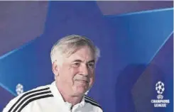  ?? // EFE ?? Carlo Ancelotti, en la rueda de prensa