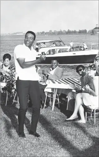  ??  ?? The Stax Musuem will be celebratin­g the history of another iconic soul label with the exhibit “Motown Black & White,” featuring images (this one of Marvin Gaye) from the collection of the late Al Abrams, who was Motown’s first employee and its public...