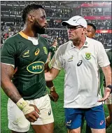  ?? ?? LEADING LIGHT: South Africa’s Siya Kolisi