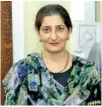  ??  ?? H.E. Seema Ilahi Baloch, High Commission­er