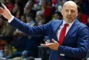  ?? (Photo Cyril Dodergny) ?? Sasa Obradovic, qui signe à l’Etoile Rouge, sera resté invaincu en Jeep Elite à domicile avec l’ASM Basket, soit  matches sans défaite.