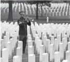  ?? JACQUELYN MARTIN/AP ?? Arlington National Cemetery outside Washington, D.C.