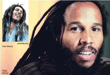  ?? CONTRIBUTE­D ?? Bob Marley Ziggy Marley