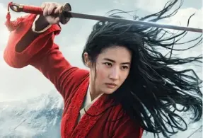  ?? Disney ?? La actriz china Liu Yifei encarna a Mulán en la nueva película.