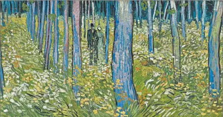  ?? CINCINNATI ART MUSEUM ?? Vincent Van Gogh’s “Undergrowt­h with Two Figures” is part of the Cincinnati Art Museum’s collection on Google Arts & Culture. The Google project, which was launched nearly a decade ago, also offers 17 collection­s of Van Gogh’s paintings.