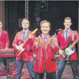  ?? ?? Sunderland Singer and actor Michael Pickering stars as Frankie Valli in Jersey Boys.