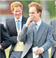  ??  ?? Once inseparabl­e: Prince Harry with Tom ‘Skippy’ Inskip in 2013