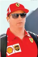  ??  ?? Kimi Räikkönen