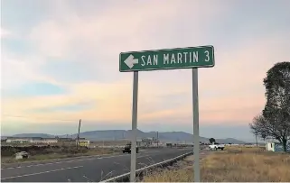  ?? CORTESÍA FB: SAN MARTÍN. ?? Por el momento descartan daño a fauna del lugar