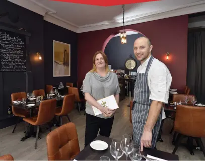  ??  ?? Doors remain closed: Vikki and Craig Wood’s Wee Restaurant in Edinburgh’s New Town