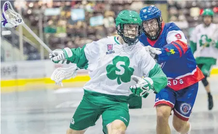  ??  ?? Graeme Hossack and the Shamrocks will have to wait until next year for another run at the Mann Cup.